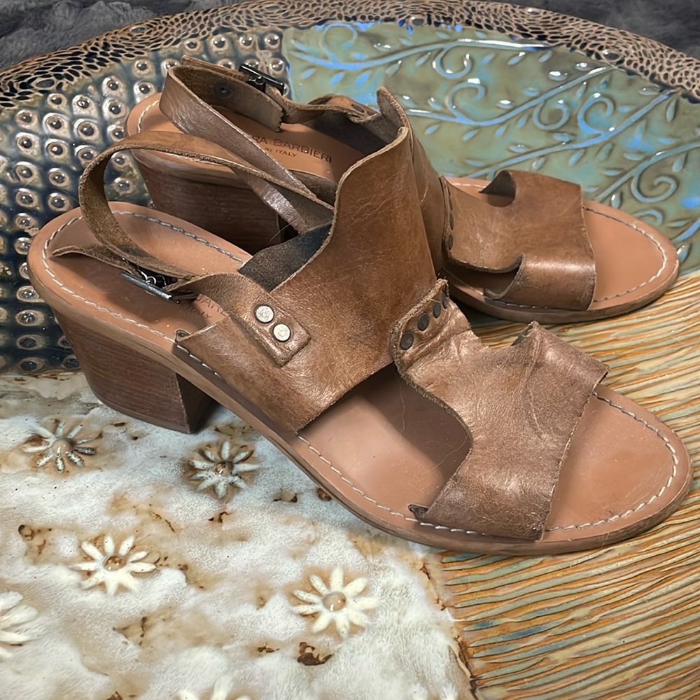 Barbera Barbieri Italian Leather Sandals